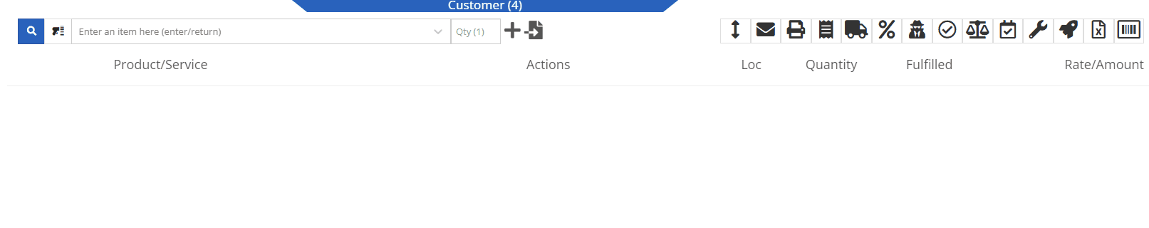 Add a Customer to the Sales Order
