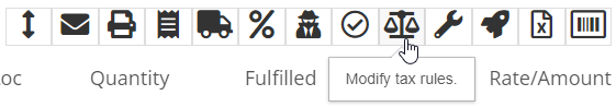 Modify Tax Rules