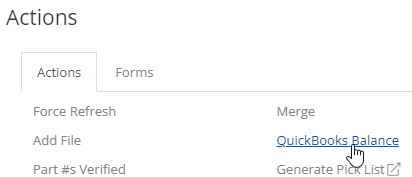 QuickBooks Balance
