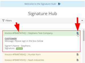 Signature Hub