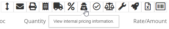 View Internal Pricing Information