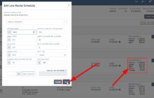  Rent Schedule